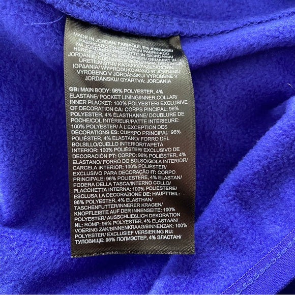 The North Face Canyonlands Fleece 1/2 Zip Sweater Royal Blue Mens Size Large - Picture 9 of 9